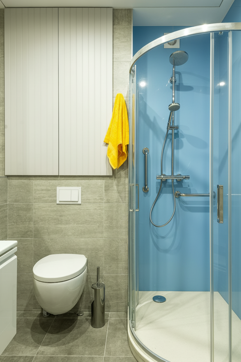 Accessibility shower system installation