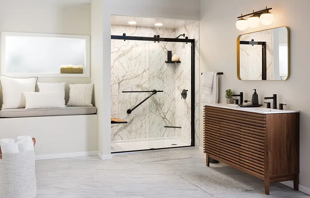 Completed bathroom showcase
